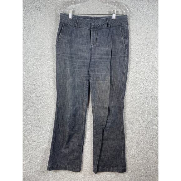 Coldwater Creek Womens Size 6 Denim Jeans Wide Leg Pants - Picture 1 of 11